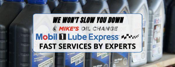 If you're looking for a quick in and out service that won't waste your time or slow you down, stop by Mike's Oil Change - Mob...