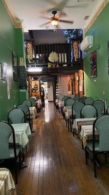 Dining room. Very clean and historic.