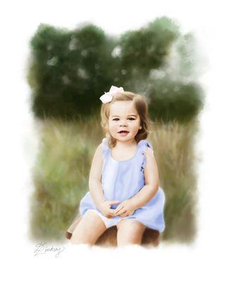 Custom Watercolor Portrait | Danielle x Design Co