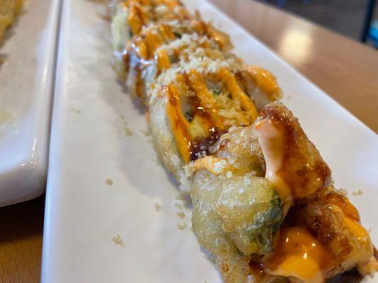 Deep fried California roll