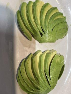 Delicious side of avocado