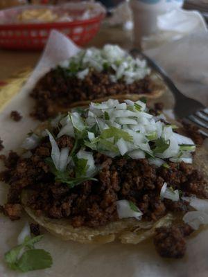 Chorizo tacos