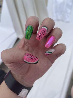 Watermelon Nails!