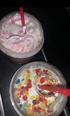 Berried at Midnight Frappe Regular & Cereal Killer Milkshake Regular lol