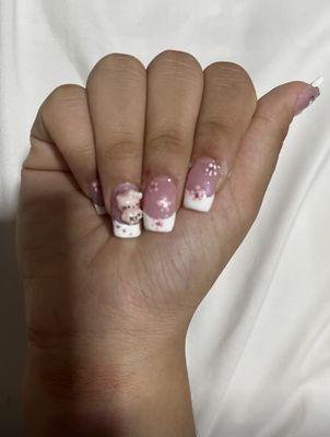 Hello kitty nails