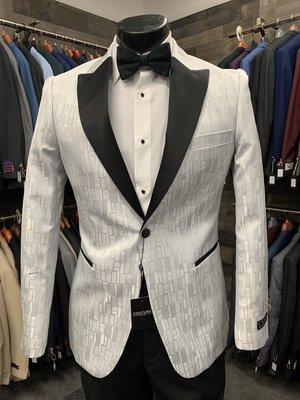 White Checkered Tux