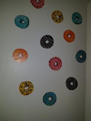 Kool Donut Wall Decor  Follow me on instagram @nmdonutkween  NOT U STALKER... but everyone else :-)