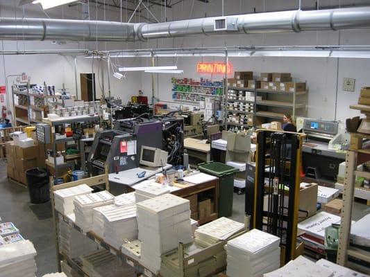 Just a Portion of Our Production Floor