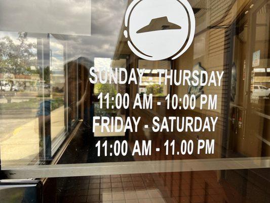 Or, they need to update their hours!