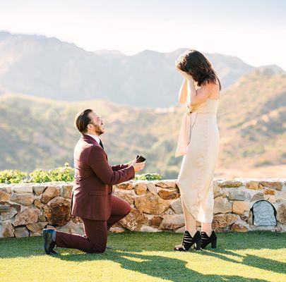 Our surprise engagement at Cielo Farms. Photo by Mary Costa Photography @marycostaphoto