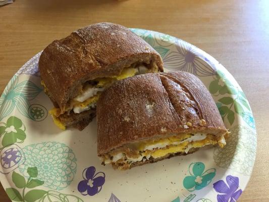 Breakfast sandwich... Yummy!