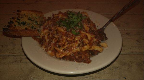 Braised beef pasta