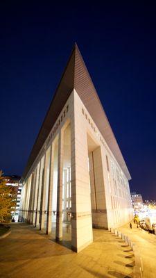 Courthouse at night