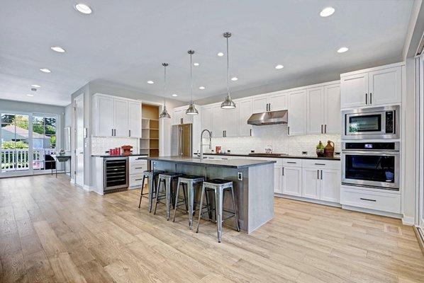 Beautiful open concept kitchen.