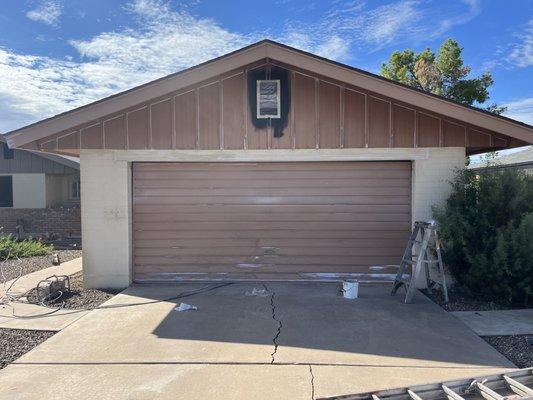 The preparation process in Mesa Arizona by classic shades painting.