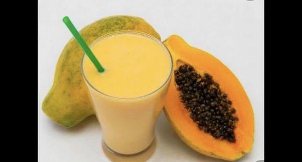 Papaya smoothies