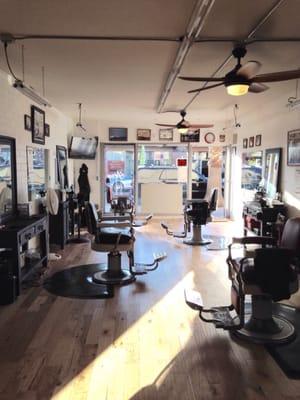 The New OB Barbershop!  Ready to go to work.