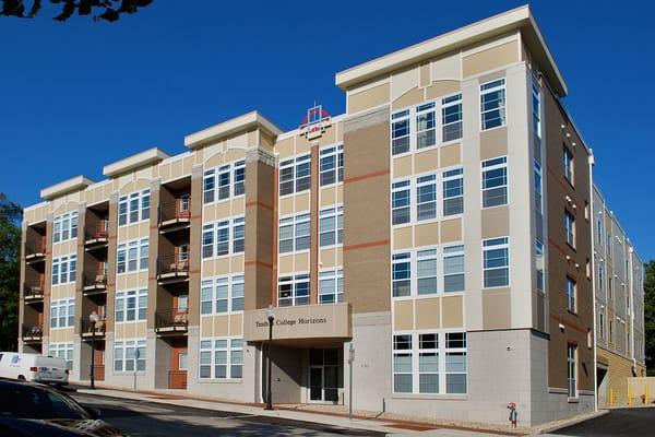 Tenth & College Horizons apartments, downtown Bloomington, IN