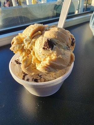 Salty Caramel Truffle and Cookies & Cream