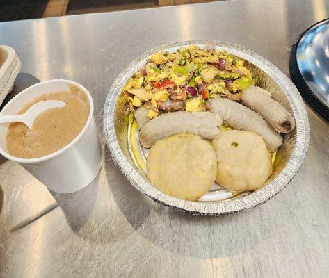 Porridge and Ackee and Saltfish!