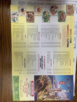 Updated Menu and Prices