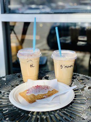 Honey and S'mores latte