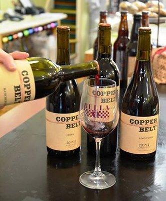 Local wines available at our wine tasting bar (and the best espresso in Eastern Oregon too!)