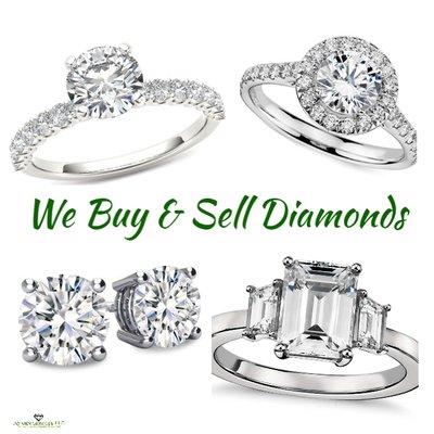 We Buy & Sell, Diamonds, Jewelry, Gold, Watches, Sterling Silver