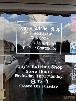 Tony's Butcher Shop