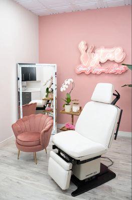 Cutest room for the laser and facial treatments