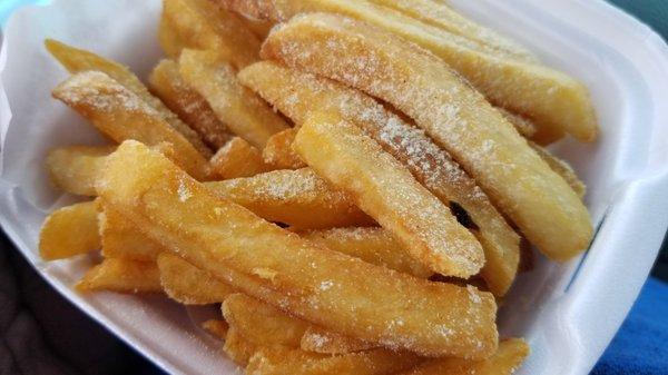 Crisp and flavorful fries.