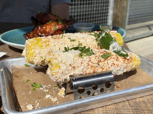 Mexican corn (elotes)