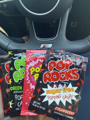 Fuckin sugar free ones now just one flavour but i'll take it!  Oooo the green apple one may make itself into a rim job on a martini ;)