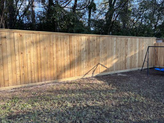 Fence installation