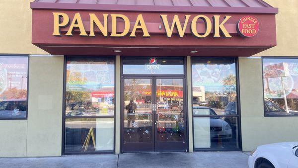 Panda Wok sign