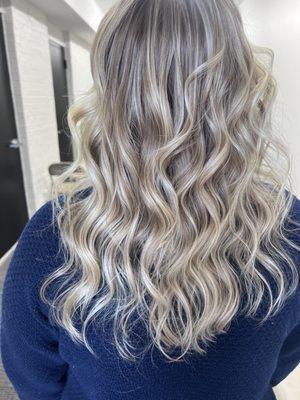 Blonde highlights