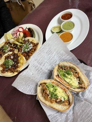 Lunch - Torta and Tacos