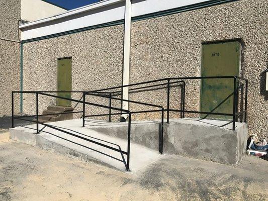 Handicap ramp, complete