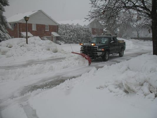 Snow plowing Wilmette, IL