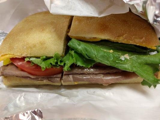 Roast beef sandwich