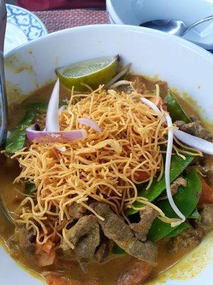 Khao Soy with beef