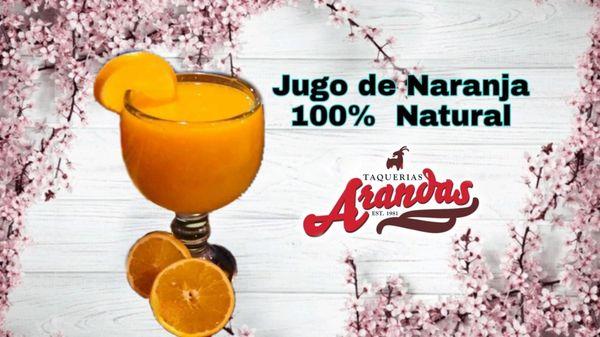 Jugos naranja naturales