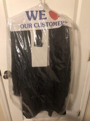 Very economical coat dry cleaning