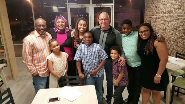 Sabree family with Chef Robert Irvine