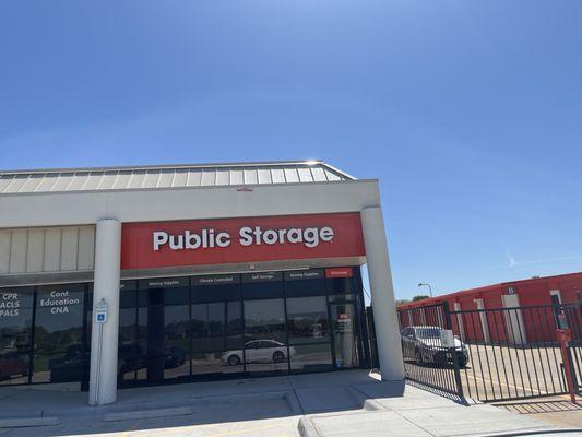 The Public storage entrance