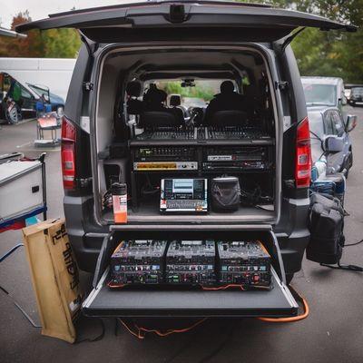 DJ unloading equipment