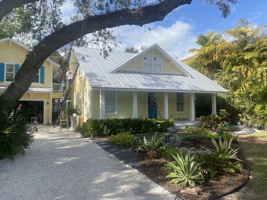 Jeff Schultz & crew, meticulously painting our historic home.... craftily handled our home's blemishes, delivering an excellent result!