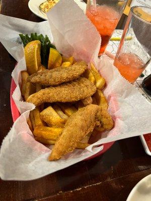 Chicken Strips with Fries