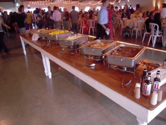 Indoor Wedding buffet