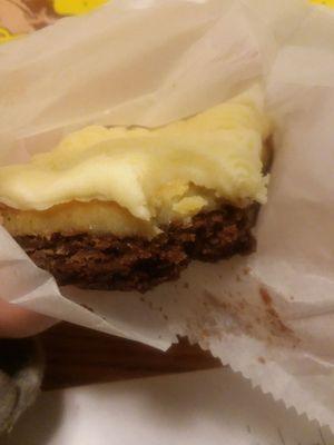 Cheesecake brownie